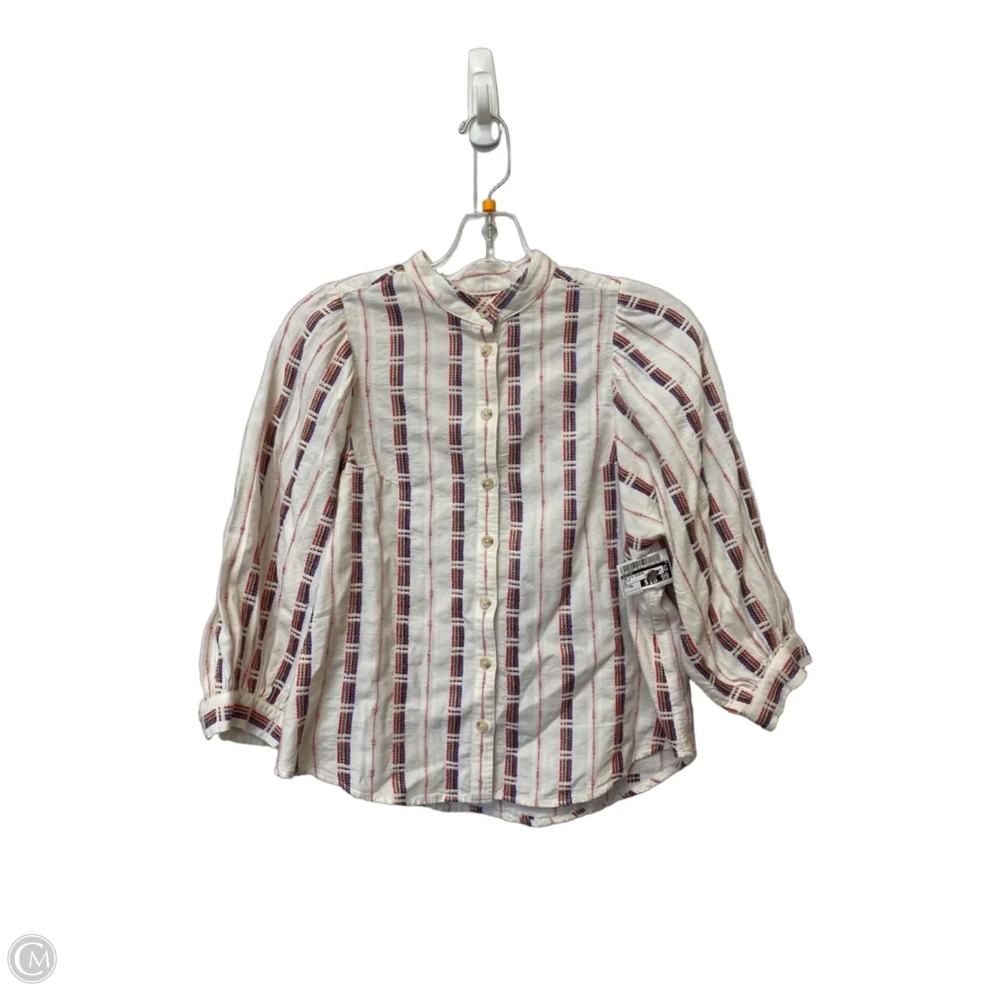 Top 3/4 Sleeve By Pilcro In White, Size: Xs
