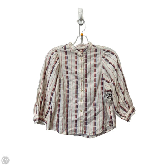 Top 3/4 Sleeve By Pilcro In White, Size: Xs