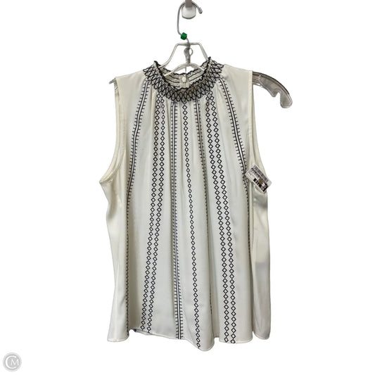 Top Sleeveless By White House Black Market In White, Size: 4