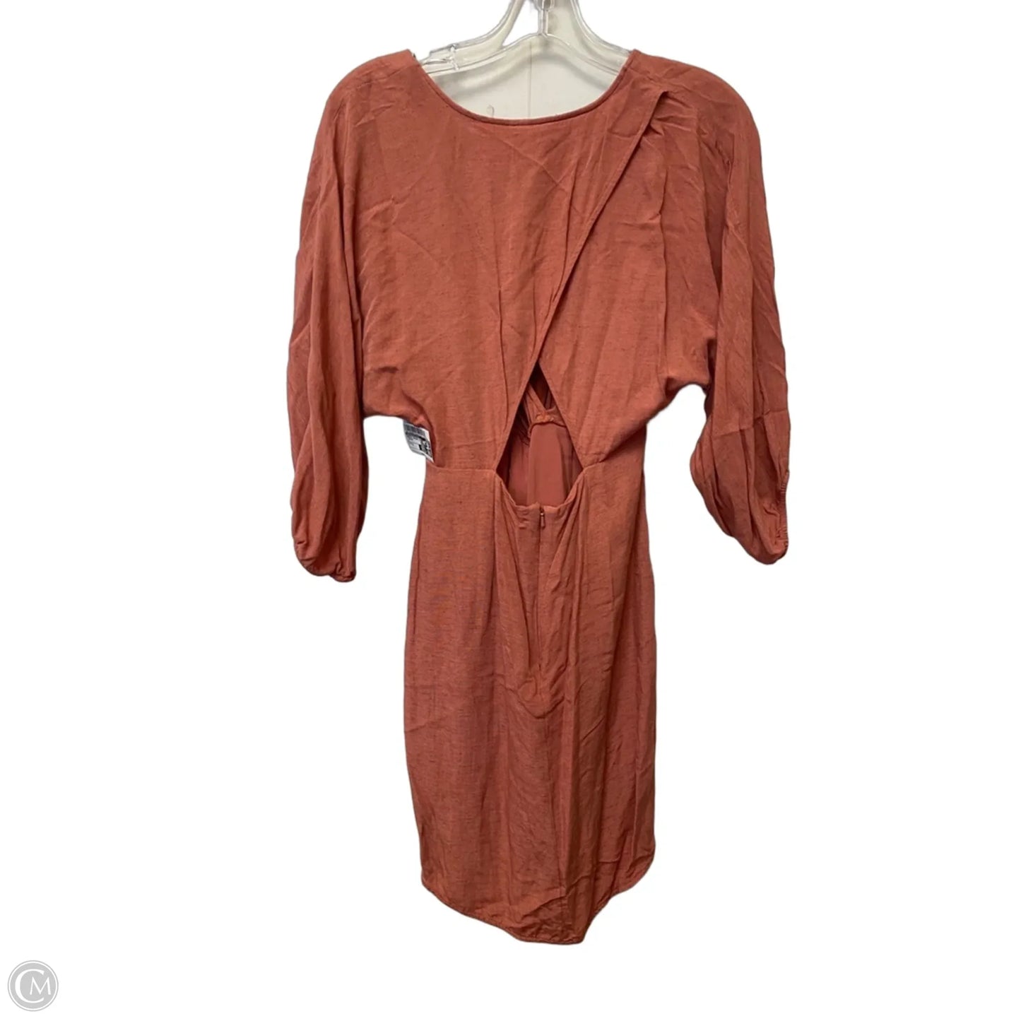 Dress Casual Midi By Anthropologie In Orange, Size: 2