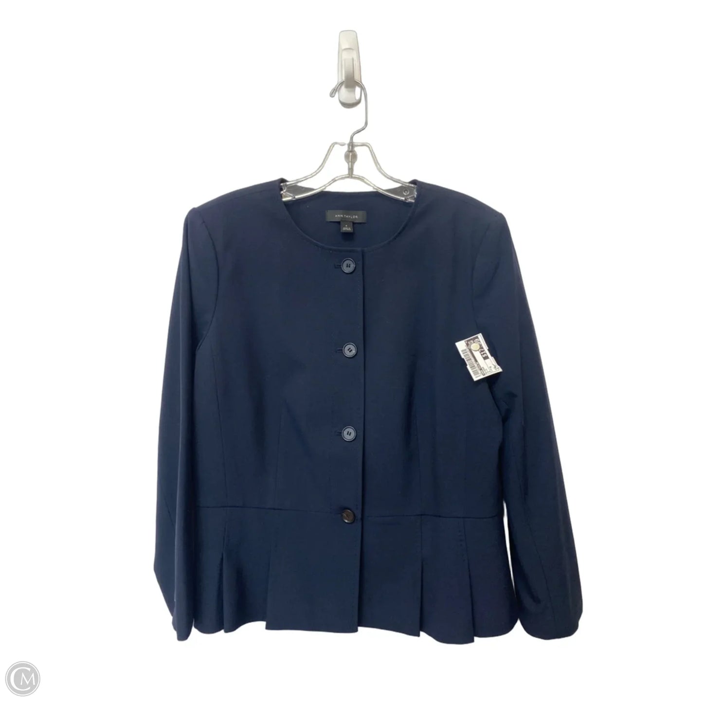 Blazer By Ann Taylor In Blue, Size: 8