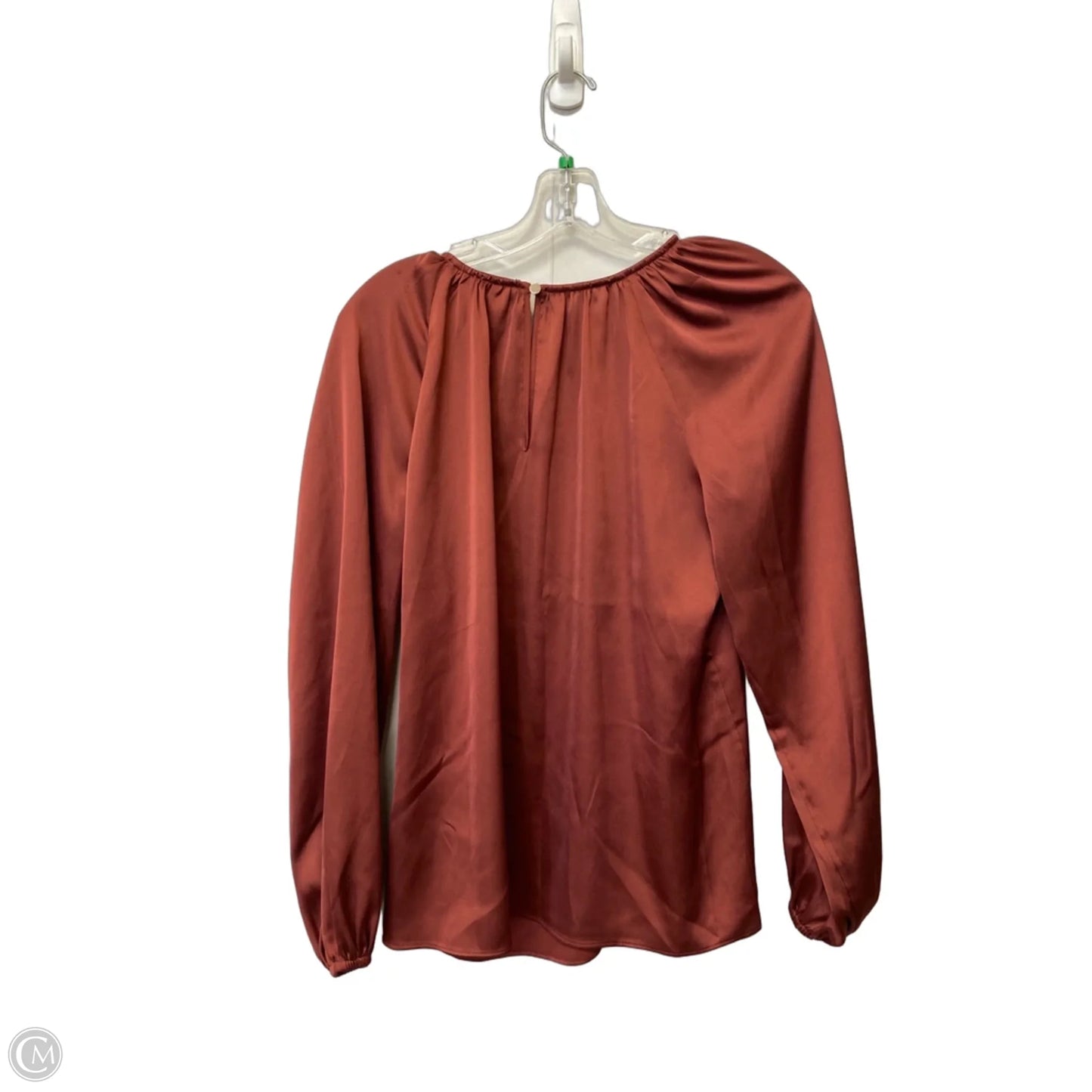 Top Long Sleeve By White House Black Market In Red, Size: Xs