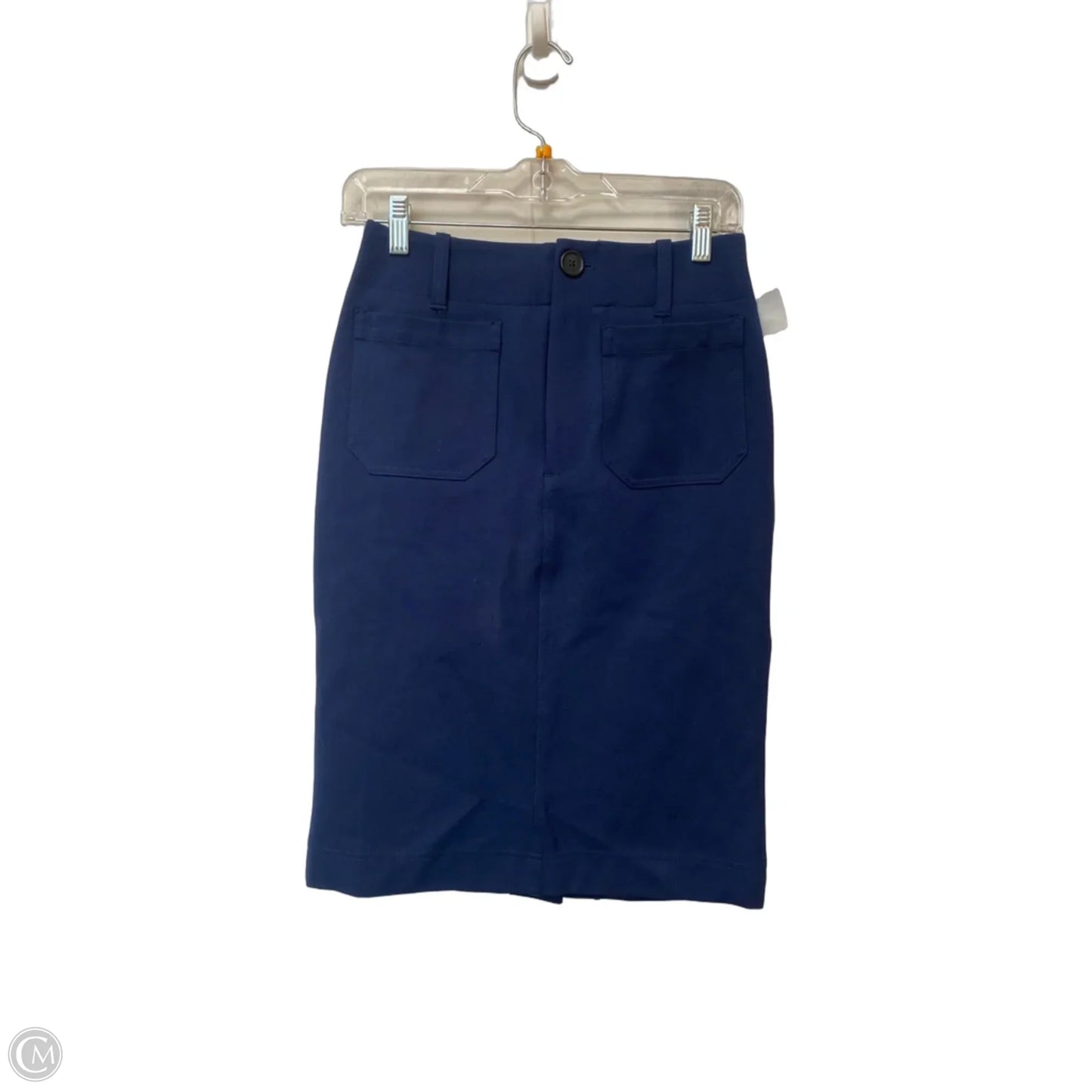 Skirt Midi By Maeve In Blue, Size: Xs