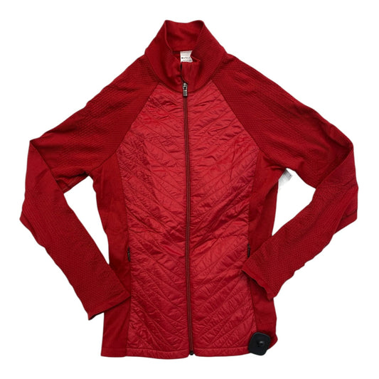 Athletic Jacket By Athleta In Red, Size:L