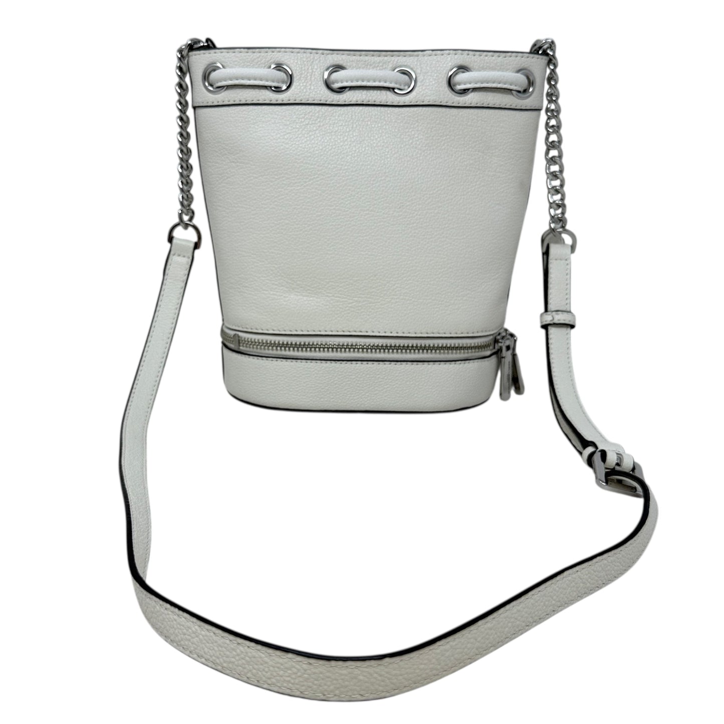 Nantes Leather Bucket Bag Crossbody Designer By Karl Lagerfeld, Size: Medium