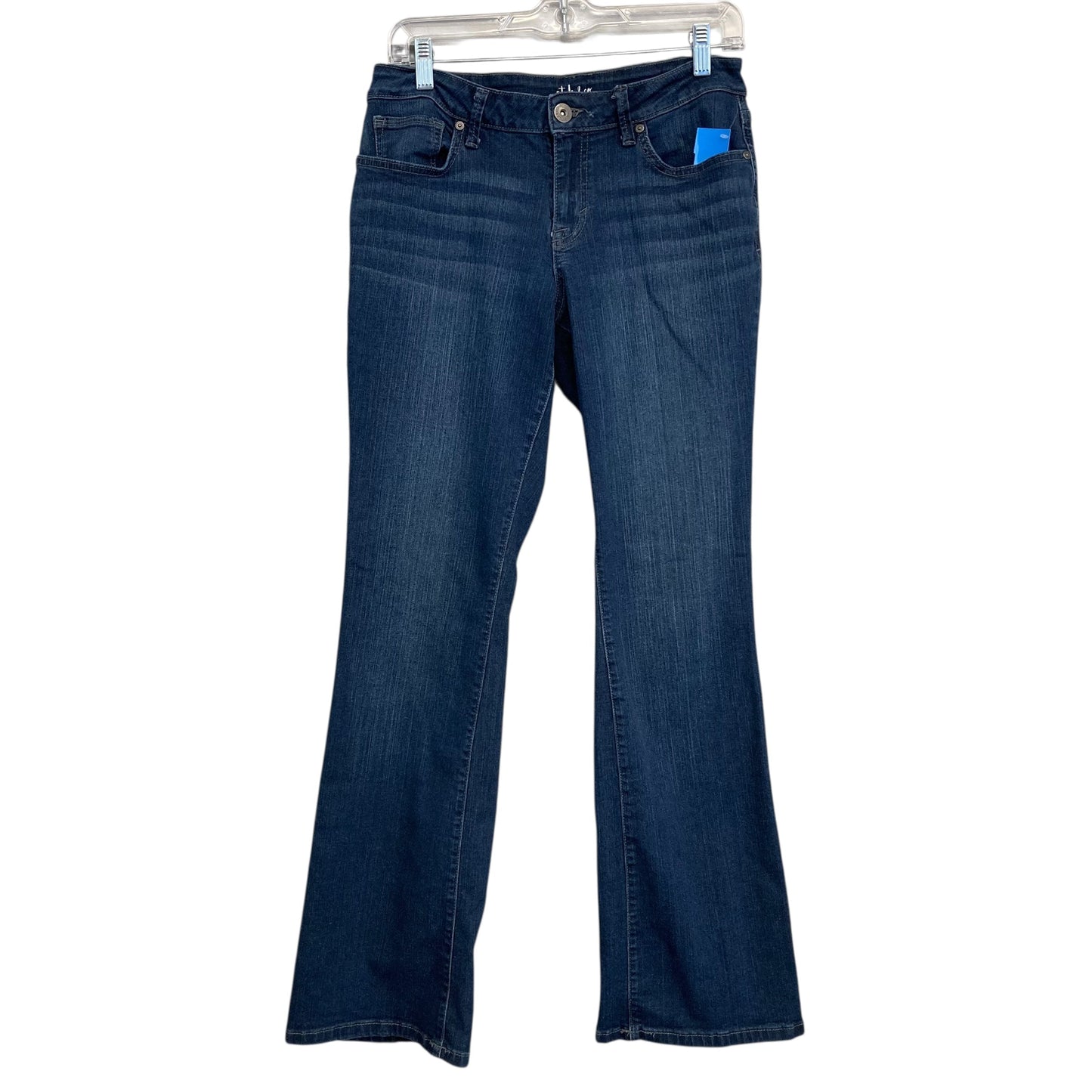 Jeans Boot Cut By Style And Company In Blue Denim, Size:8