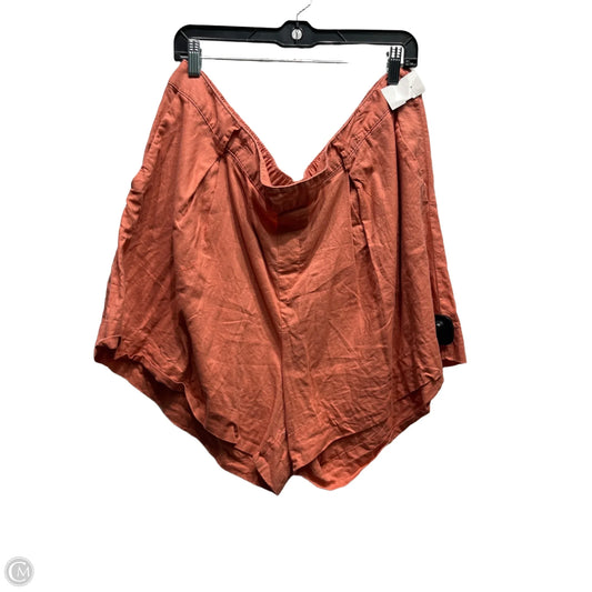 Shorts By Ava & Viv In Orange, Size: 2x