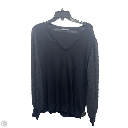 Sweater By Adrianna Papell In Black, Size: Xl