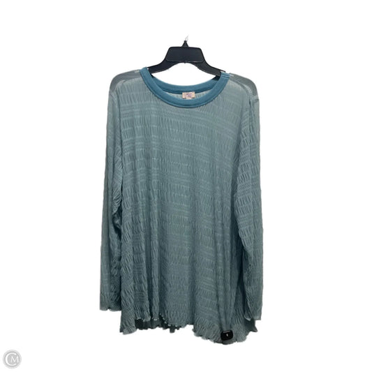 Top Long Sleeve By Logo In Ombre Print, Size: Xl
