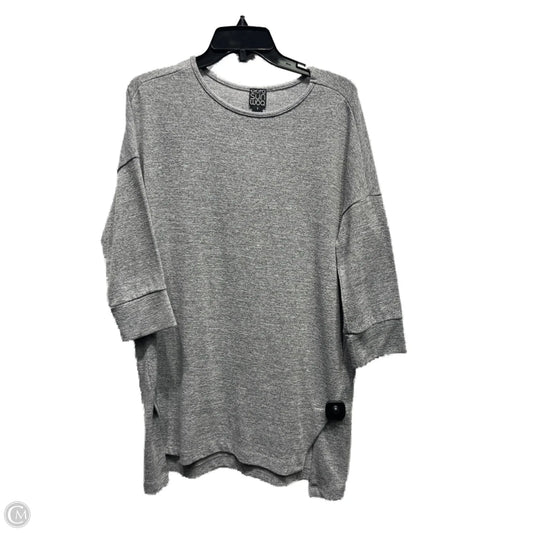 Tunic Long Sleeve By Clara Sun Woo In Grey, Size: S