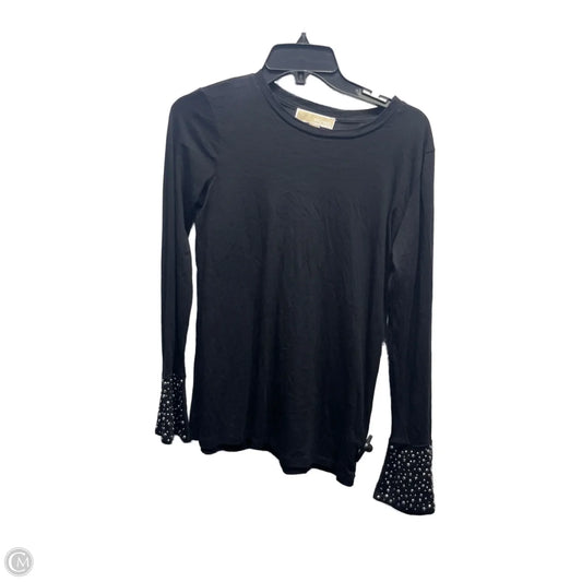 Top Long Sleeve By Michael By Michael Kors In Black, Size: M