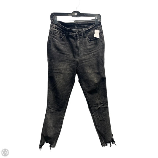Jeans Skinny By Flying Monkey In Black Denim, Size: 6