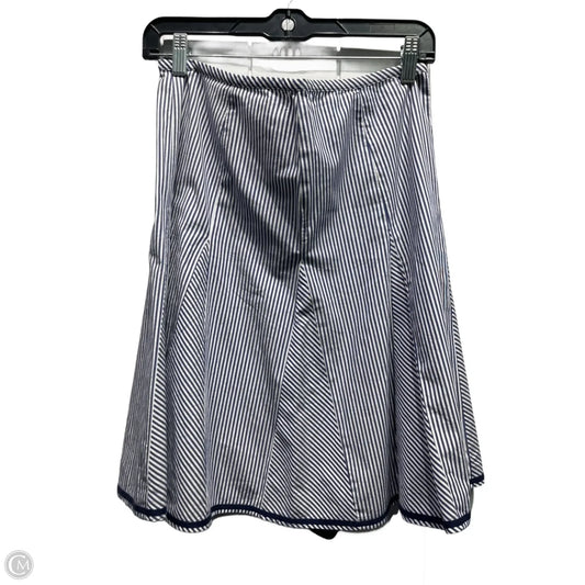 Skirt Mini & Short By Talbots In Blue & White, Size: 2