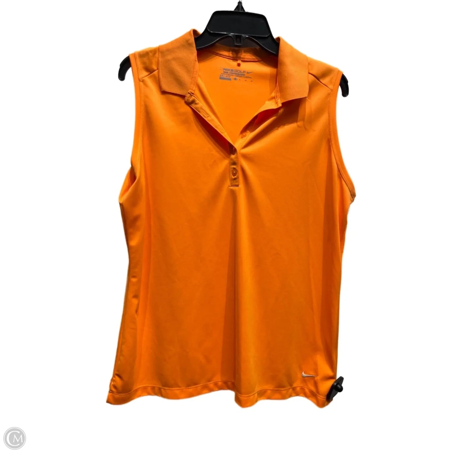 Athletic Tank Top By Nike Apparel In Orange, Size: Xl