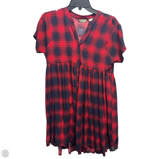 Dress Casual Short By 11 rylo In Blue & Red, Size: Xs