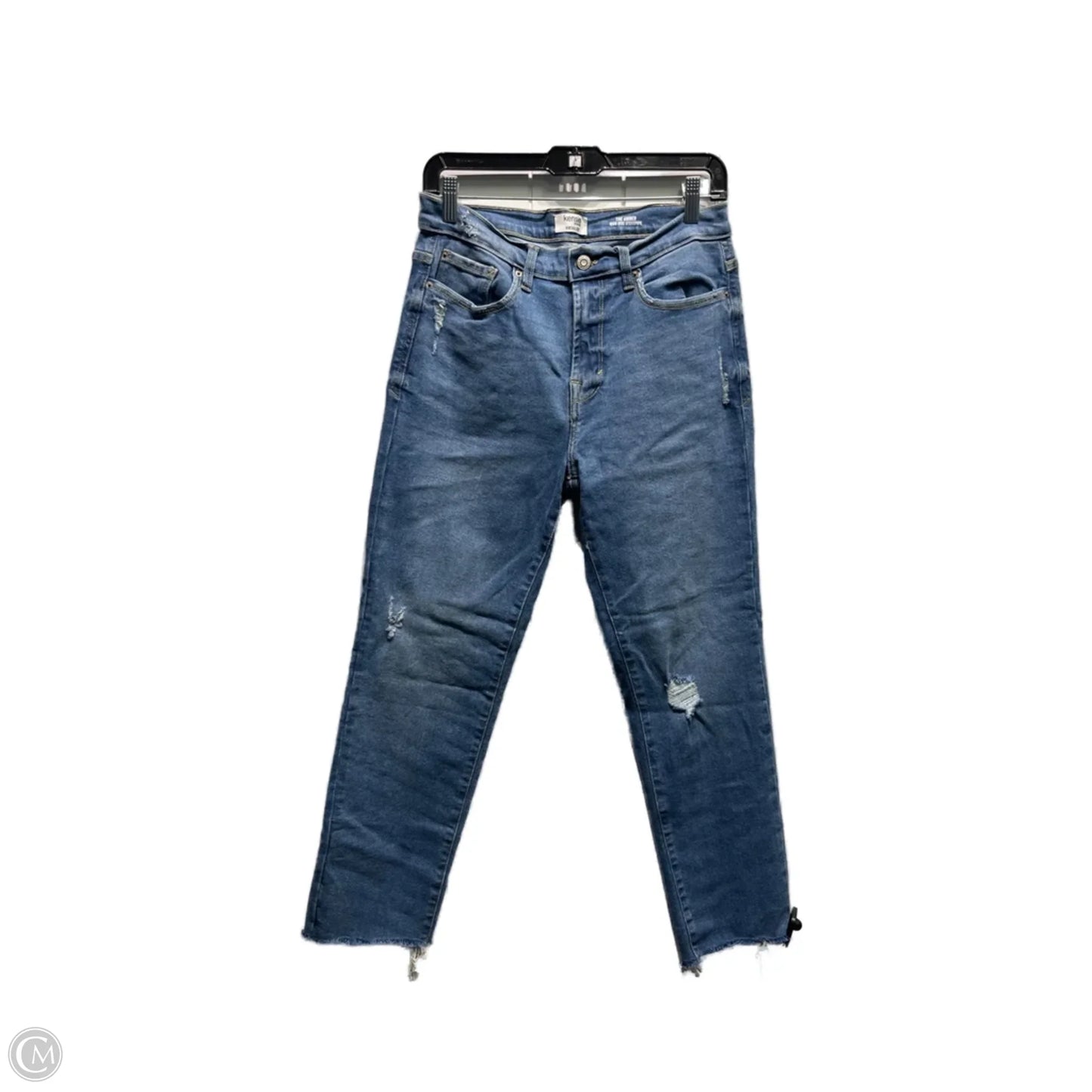 Jeans Cropped By Kensie In Blue Denim, Size: 6