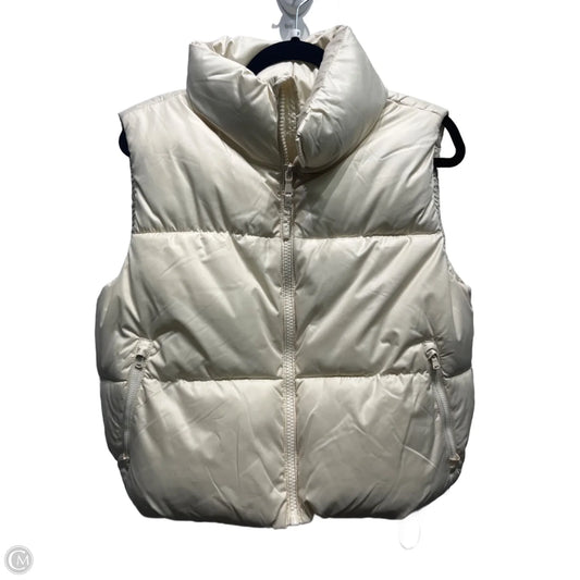 Vest Puffer & Quilted By Old Navy In Cream, Size: S