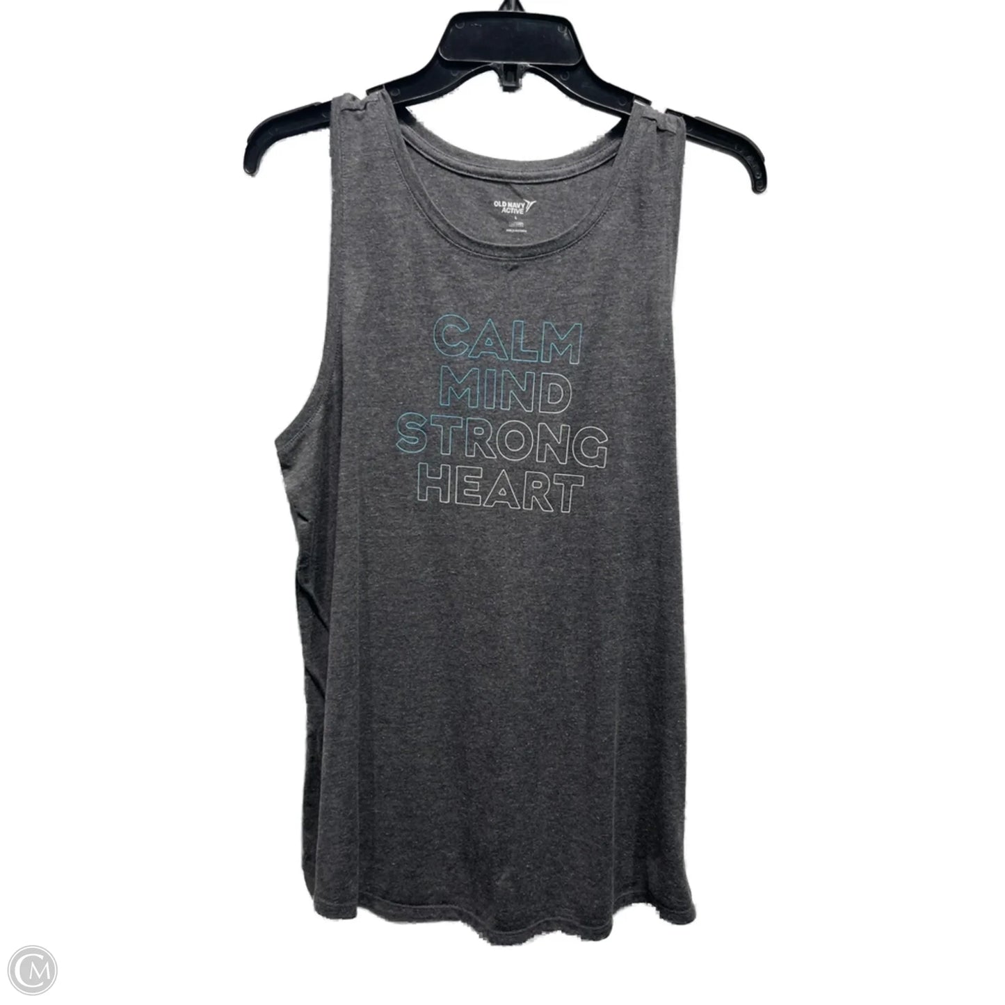 Athletic Tank Top By Old Navy In Grey, Size: L