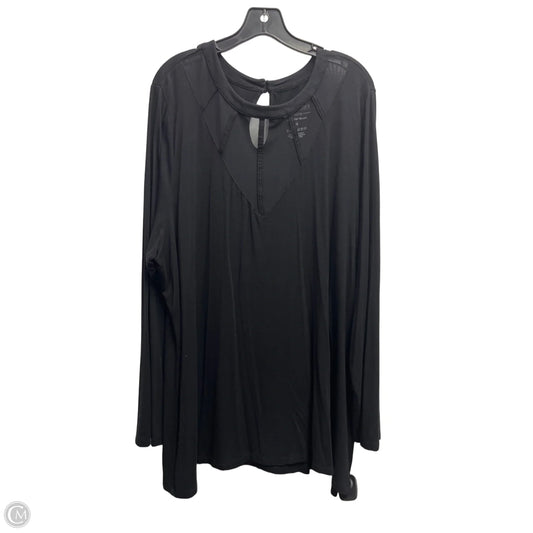 Top Long Sleeve By Torrid In Black, Size: 4x