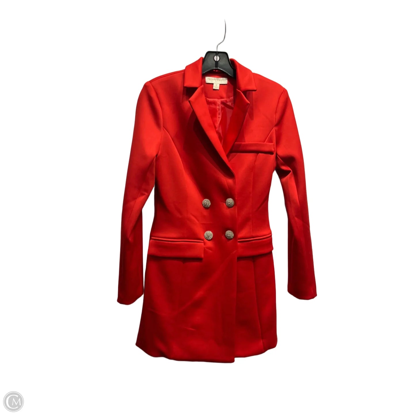 Blazer By Clothes Mentor In Red, Size: S