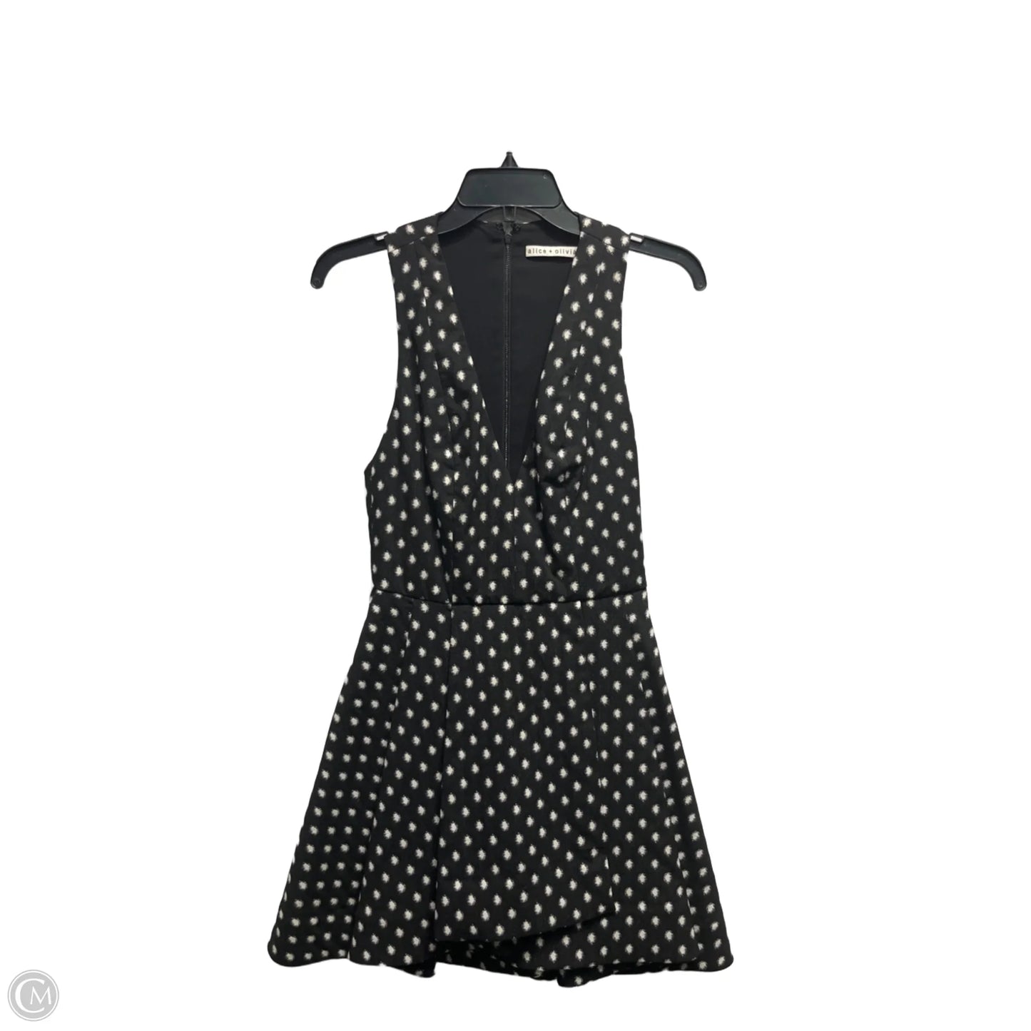 Dress Designer By Alice + Olivia In Black & White, Size: 4
