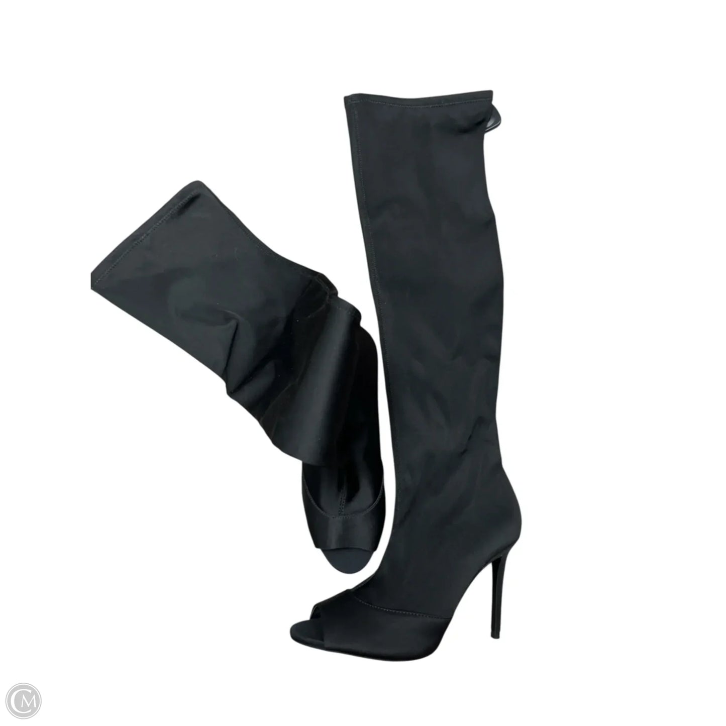 Boots Knee Heels By Zara In Black, Size: 7