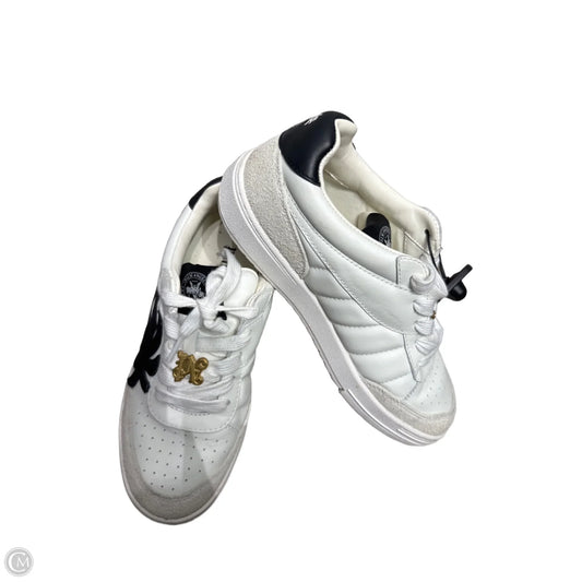 Shoes Luxury Designer By PRETTY ANGELS In Black & White, Size: 9