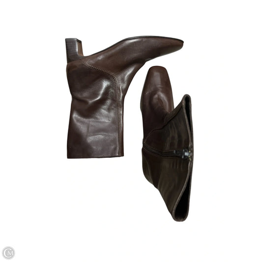 Boots Ankle Heels By Cole-haan In Brown, Size: 6