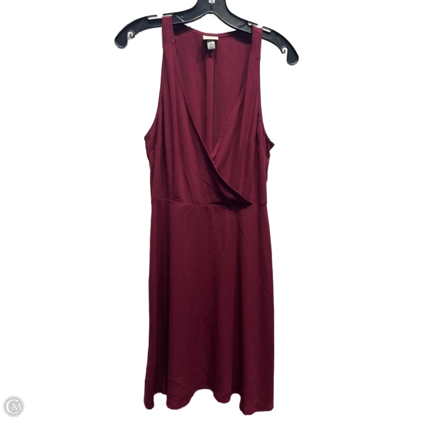 Dress Casual Short By A New Day In Maroon, Size: Xs