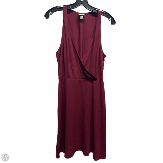 Dress Casual Short By A New Day In Maroon, Size: Xs