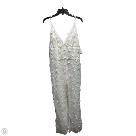 Jumpsuit By Fashion Nova In White, Size: L