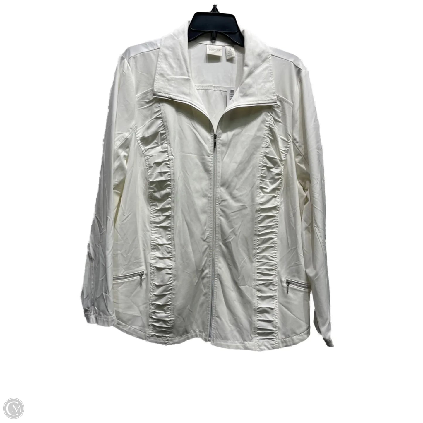 Jacket Other By Chicos In White, Size: Xl