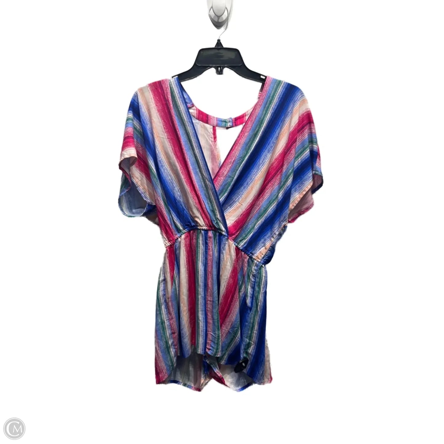 Romper By Bebop In Blue & Pink, Size: M