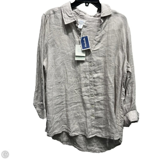 Top Long Sleeve By SINGRID OLSE In Rose Gold, Size: 1x