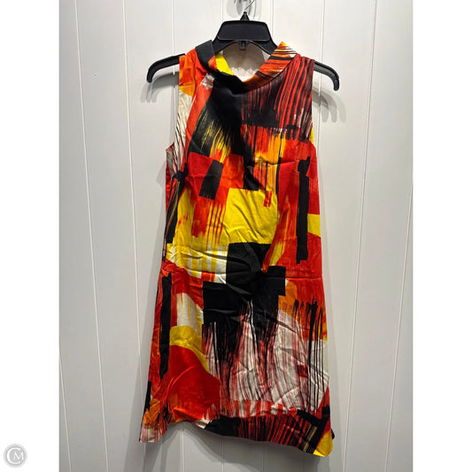 Dress Designer By St John Collection In Black & Orange, Size: M