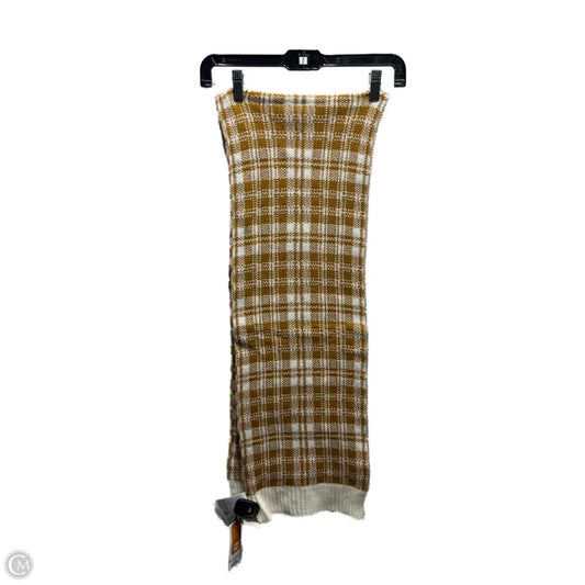 Scarf Winter By Timberland In Tan & White