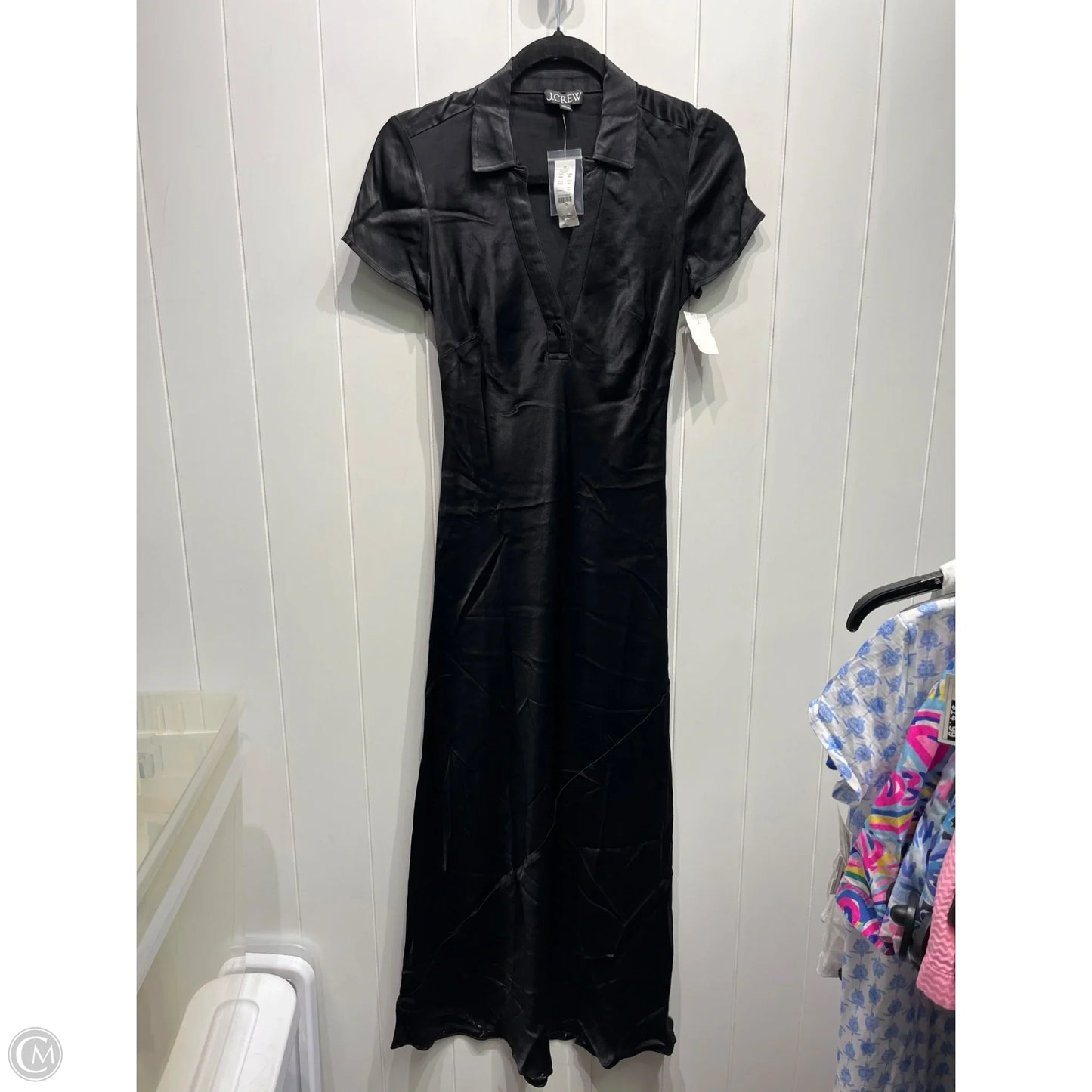Dress Casual Maxi By J. Crew In Black, Size: Xxs