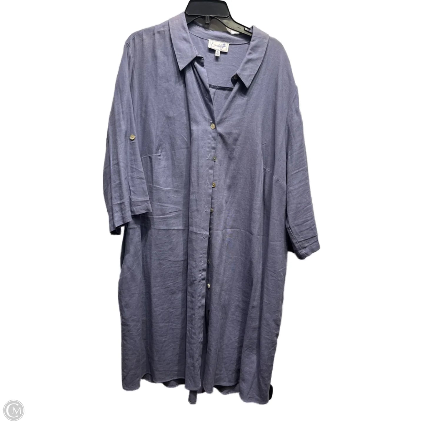 Dress Casual Maxi By EVELILY In Blue, Size: 3x