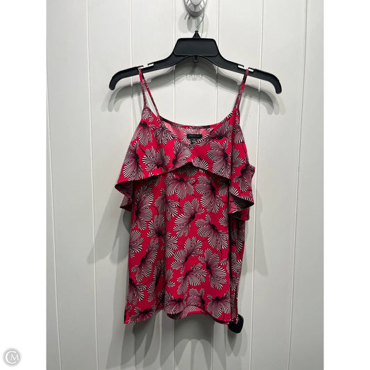 Top Sleeveless By Ann Taylor In Black & Red, Size: Xs