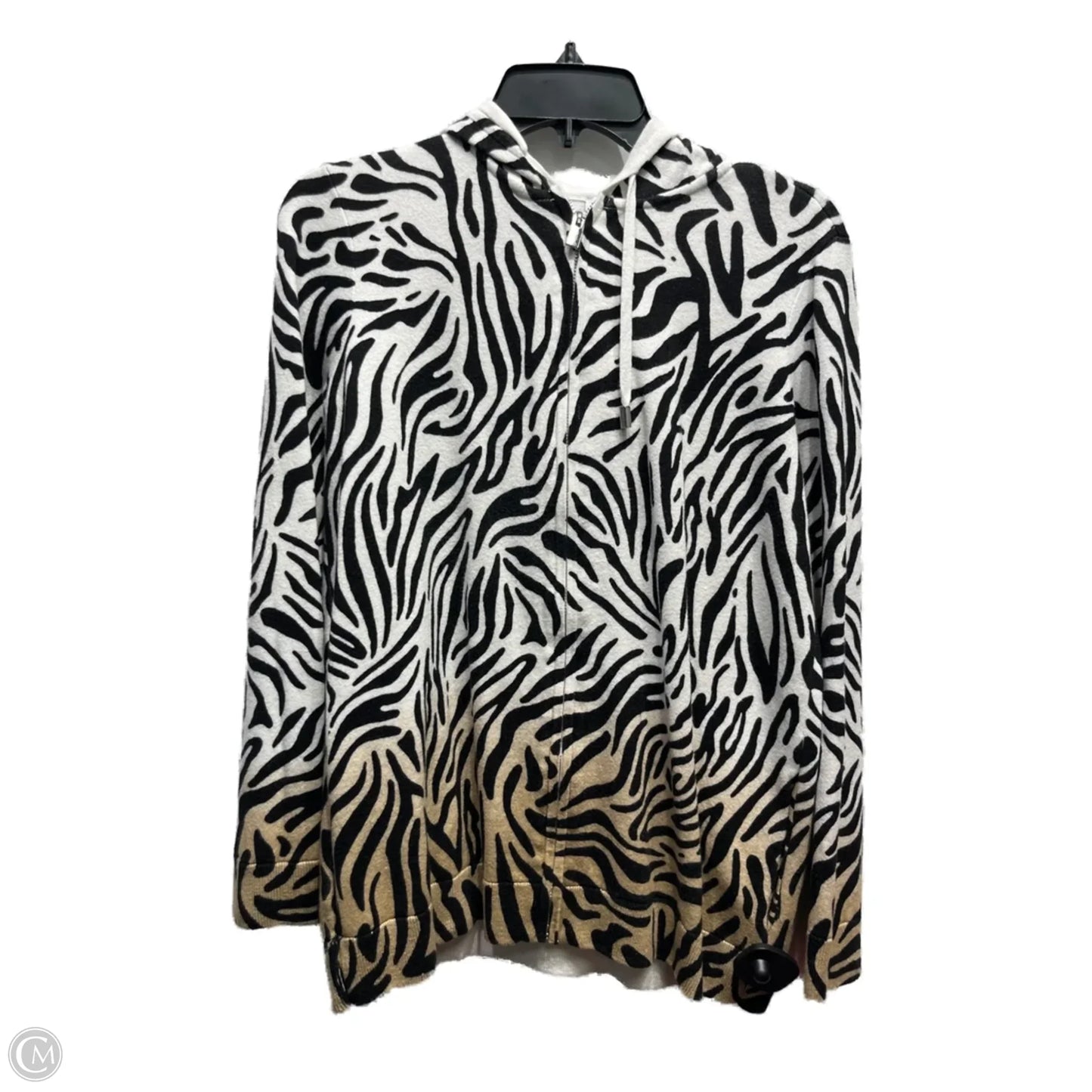 Jacket Other By Chicos In Zebra Print, Size: M