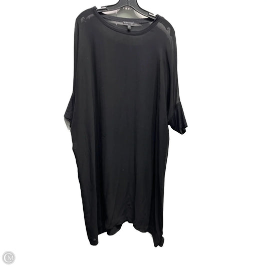Tunic Short Sleeve By Eileen Fisher In Black, Size: Xs