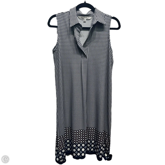 Dress Casual Short By Max Studio In Blue & White, Size: S