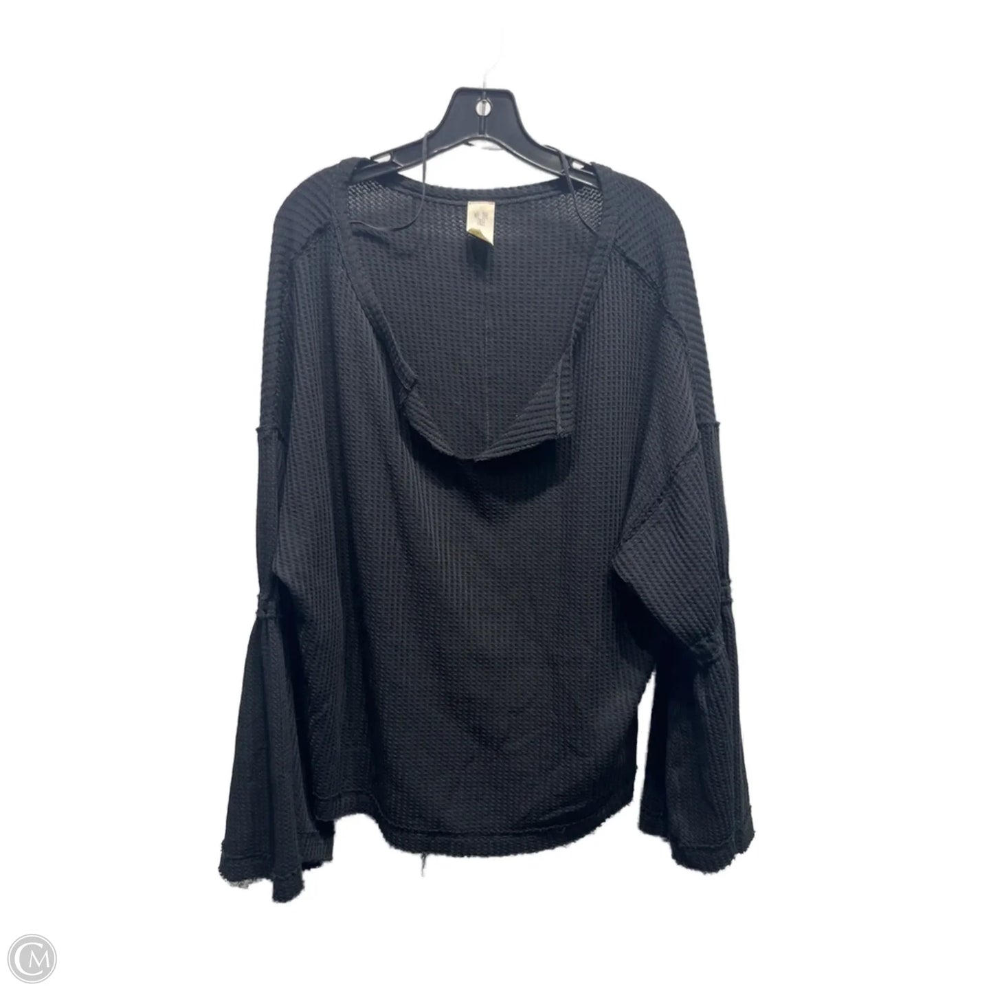 Top Long Sleeve By Free People In Black, Size: M