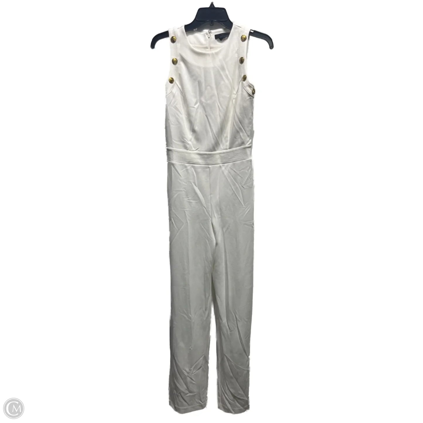 Jumpsuit By White House Black Market In White, Size: 4