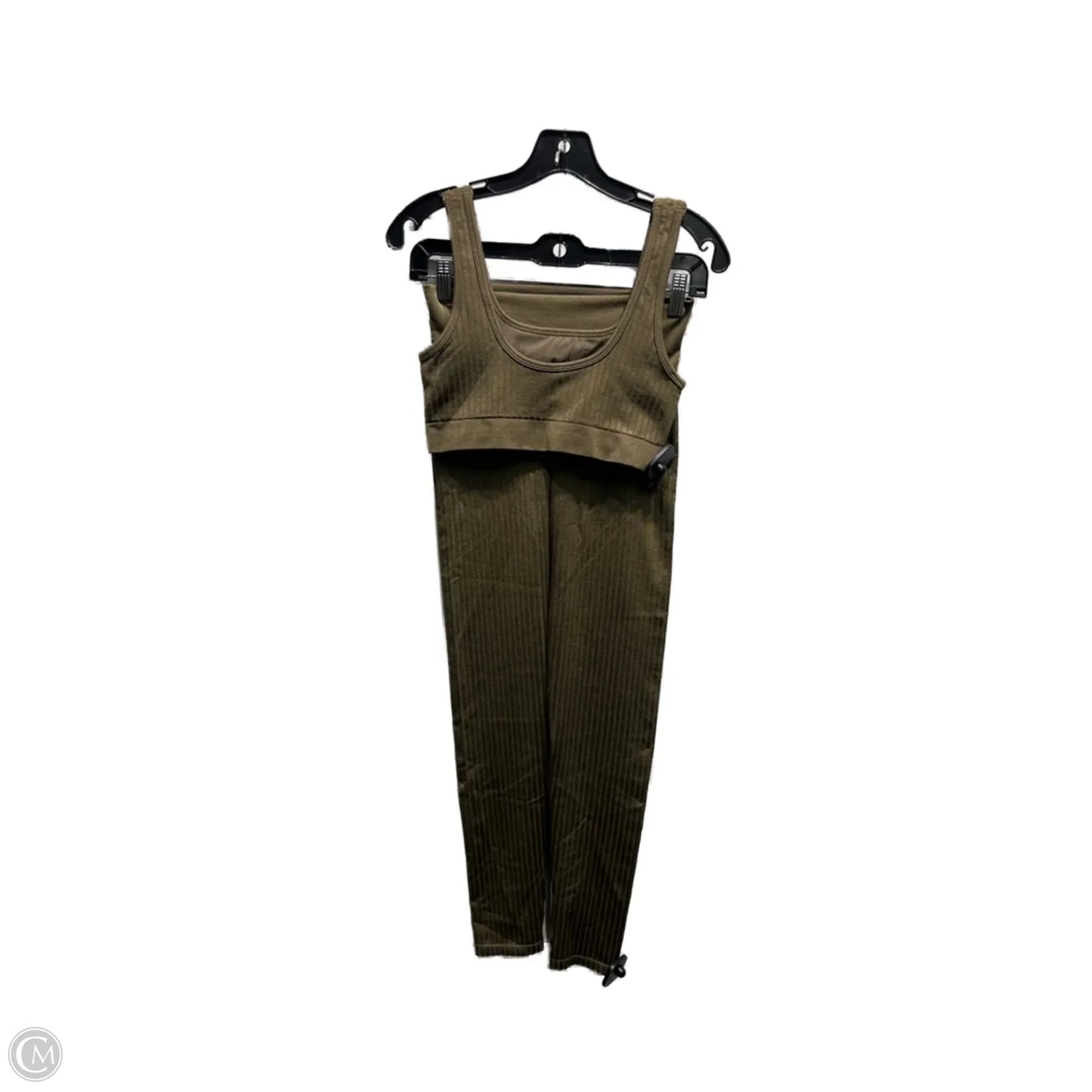 Athletic Pants 2pc By Good American In Taupe, Size: S