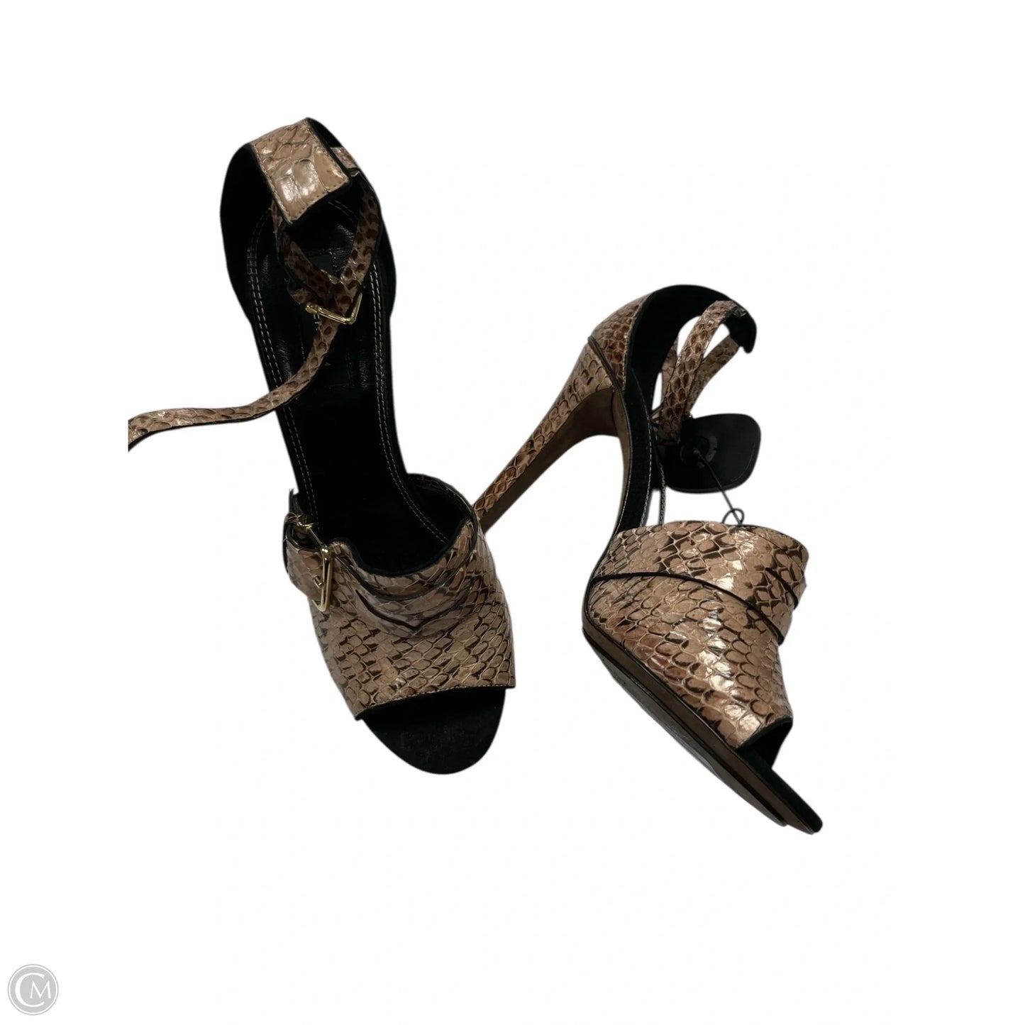 Sandals Designer By Derek Lam In Snakeskin Print, Size: 9