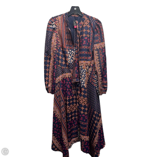 Dress Work By Vince Camuto In Blue & Orange, Size: 2