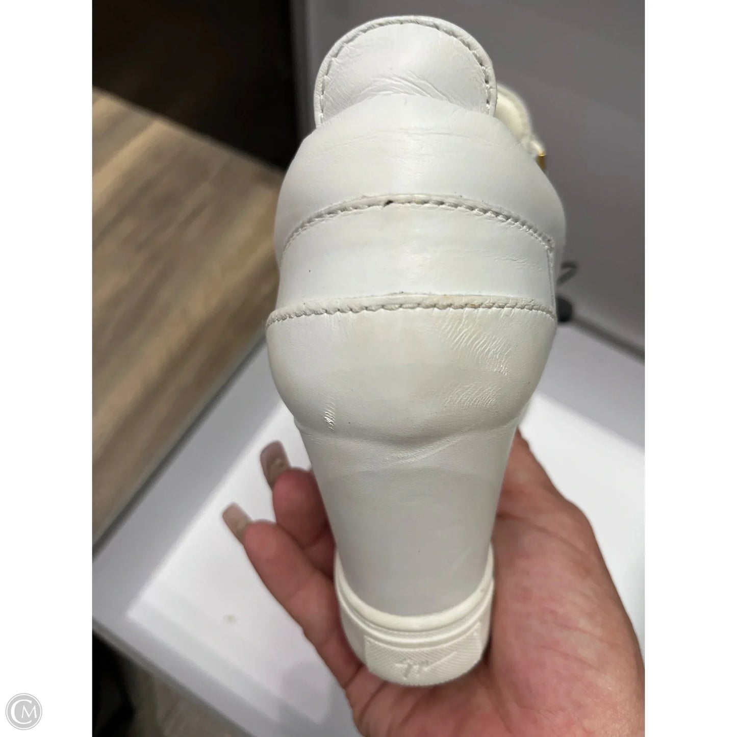 Shoes Designer By Giuseppe Zanotti In White, Size: 8