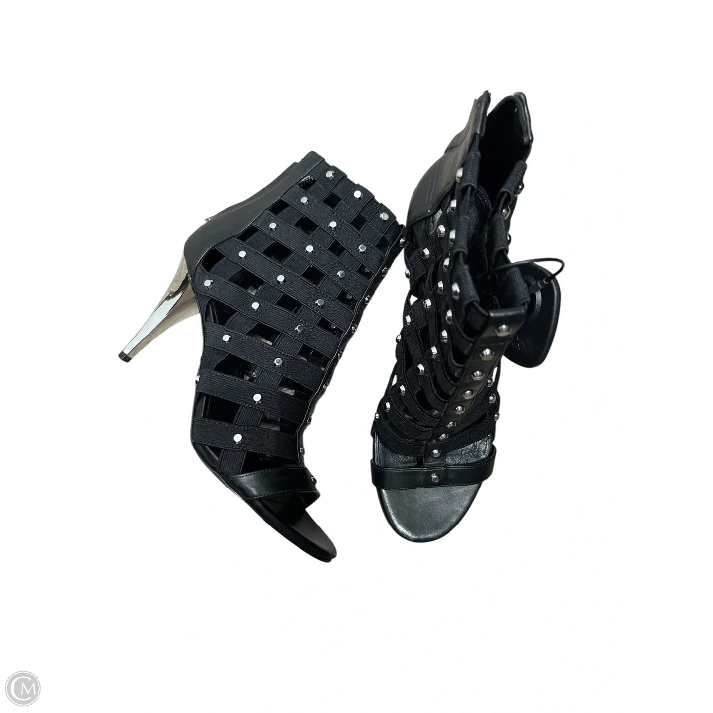 Sandals Designer By Michael Kors In Black, Size: 8