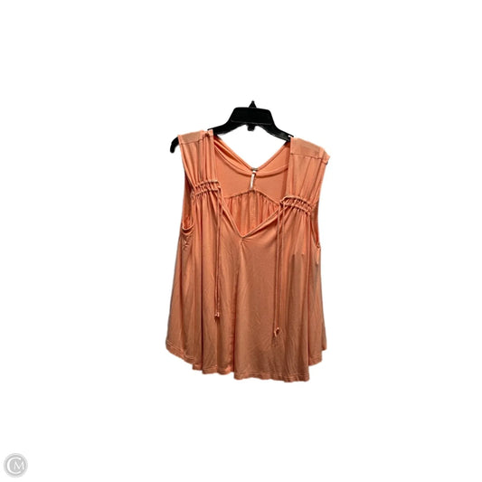 Top Sleeveless By Free People In Orange, Size: S